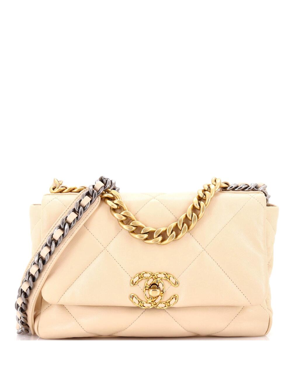 Chanel 19 Flap Bag Quilted Leather #256628C47B